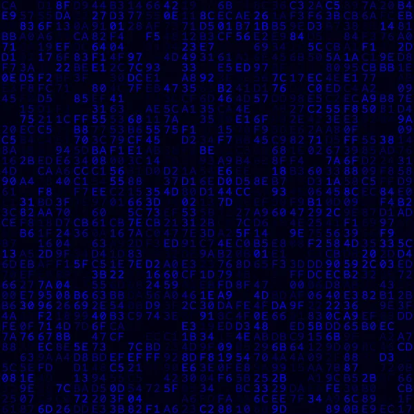 Tech-Hintergrund Blau gefüllte hexademische Paare Hintergrund Mittlere Größe nahtlose Muster Sauber — Stockvektor