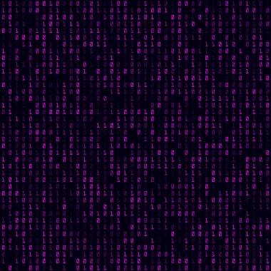 Rastgele semboller arkaplan Magenta ikili dikişsiz desen doldurdu Üstün arkaplan vektörü