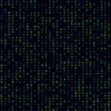 Dijital arkaplan Yeşil doldurulmuş alfabesiz desen Neat arkaplan zarif vektör