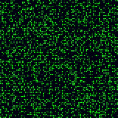 Teknoloji pürüzsüz desen. Karelerin seyrek, yeşil renkli, pürüzsüz arka plan.