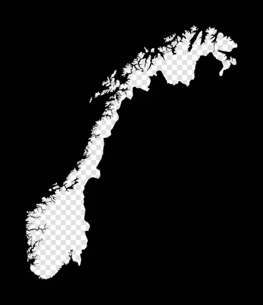挪威的模板图挪威的简朴和极小透明的挪威黑色矩形图 — 图库矢量图片