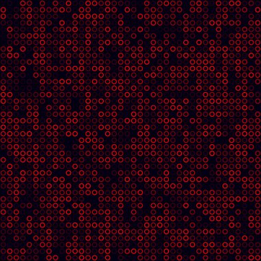 Teknik desen halkaların şablonu Kırmızı renksiz arkaplan havalı vektör illüstrasyonu