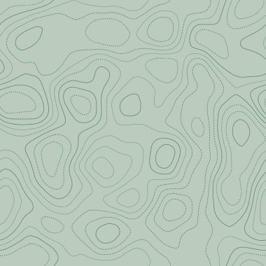 Topografik hatlar yeşil tonlarda gerçek topoğrafik harita dikişsiz tasarım büyüleyici fayanslar