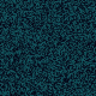 Çerçevelerin dijital arkaplan doldurulmuş deseni Cyan renklendirilmiş dikişsiz arkaplan Radyasyon vektörü
