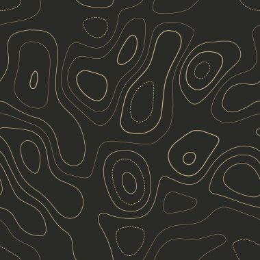 Soyut topoğrafya Gerçek topoğrafya haritası Kusursuz tasarım Temiz kaplanabilir izolinler şablon vektörü