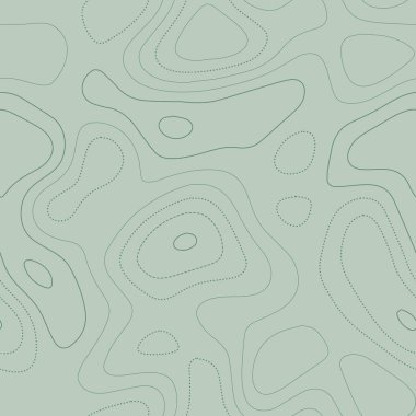 Topografik hatlar yeşil tonlarda gerçek topografik harita dikişsiz tasarım kayda değer başlık değeri