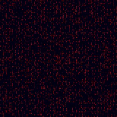 Matris arkaplan Kırmızı seyrek hexademical arkaplan Büyük boyutlu dikişsiz desen yaratıcı vektör