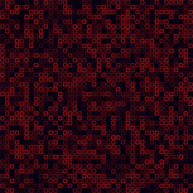 Soyut teknoloji arkaplanı Çerçevelerin doldurulmuş desen Kırmızı renksiz arkaplan