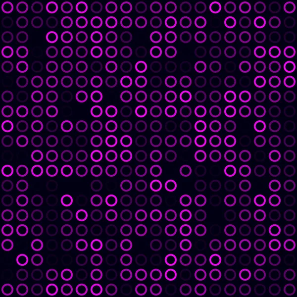 Abstrakcyjny wzór cyfrowy Wypełniony wzór pierścieni Magenta kolorowe bezszwowe tło Autentyczne — Wektor stockowy