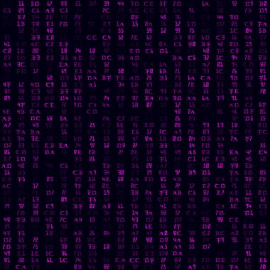 Dijital arkaplan Magenta hexademical çiftleri doldurdu dikişsiz desen çekici arkaplan