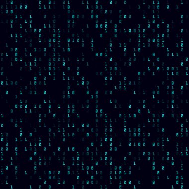 Soyut Teknoloji Şablonu Kusursuz Desenli Modern Arkaplan Havalı Vektör Çizimi