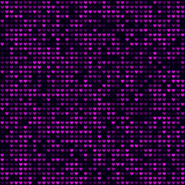 Dijital canlı arkaplan Kalplerin şablonu Magenta renksiz arka plan Güzel