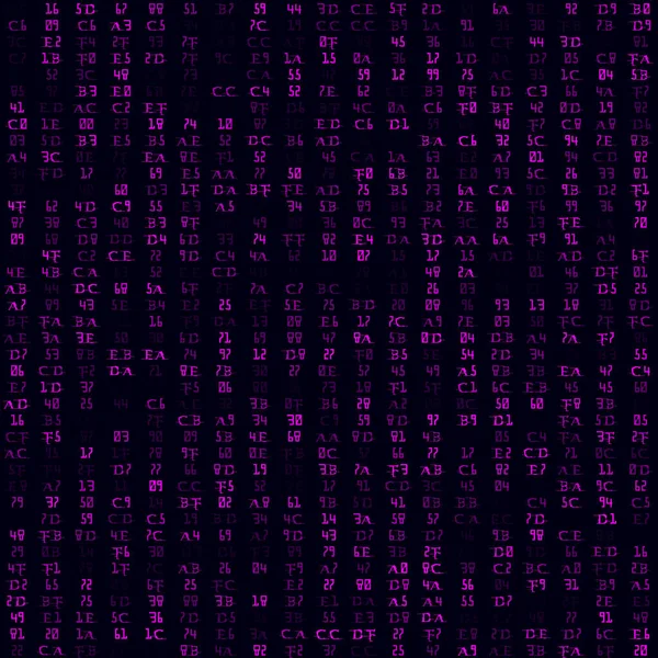 Digitaler Hintergrund Magenta gefüllte hexademische Paare nahtlose Muster Ansprechender Hintergrund Erstaunlich — Stockvektor
