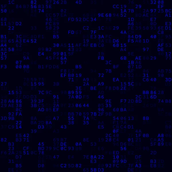 Abstrakter digitaler Hintergrund Blau spärliche hexademische Paare Hintergrund Mittlere nahtlose Größe — Stockvektor