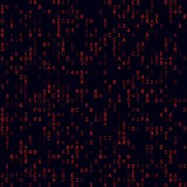 Abstrakt teknik bakgrund Röd glesa hexad bakgrund Medelstora sömlösa mönster — Stock vektor