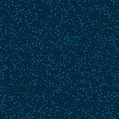 Yıldızlı arkaplan Yıldızlar uzayın mavi arka planına eşit olarak dağıldı İnanılmaz parlayan alan örtüsü