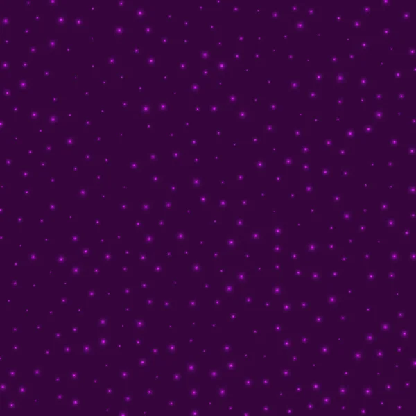 Зоряний фон Зірки рівномірно розкидані на рожевому тлі Дивовижний сяючий простір покриття — стоковий вектор