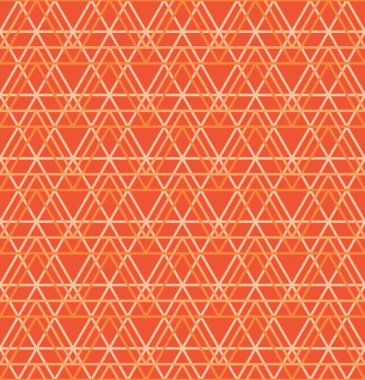 Dikişsiz soyut geometrik desen, turuncu çizdirmek arka plan, vektör evrensel duvar kağıdı