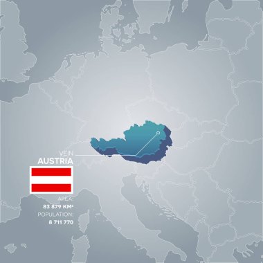 Avusturya bilgi harita.
