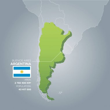 Arjantin bilgileri harita.