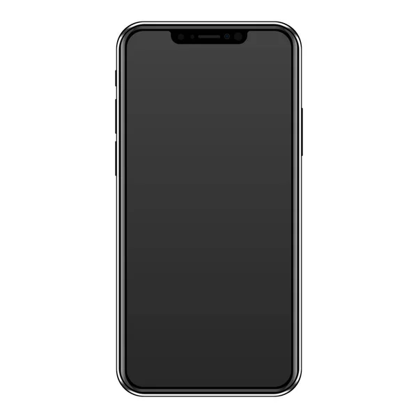 Patlama ile modern çerçevesiz siyah smartphone tablet.