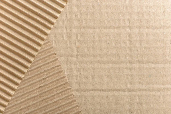 Matériel Emballage Carton Carton Texture Feuilles Papier Ondulé Cellulose Fournitures — Photo