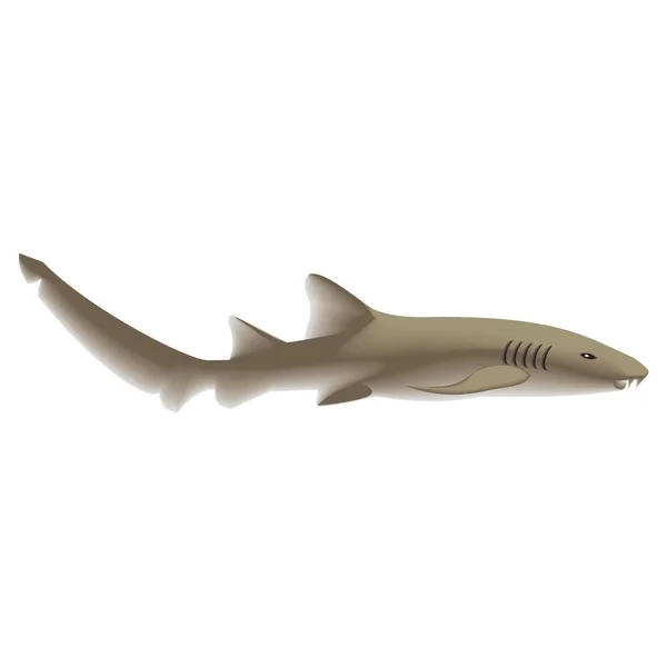 Clip vectoriel art infirmière requin — Image vectorielle