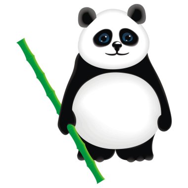 Vektör klip sanat panda