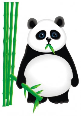 Vektör klip sanat panda