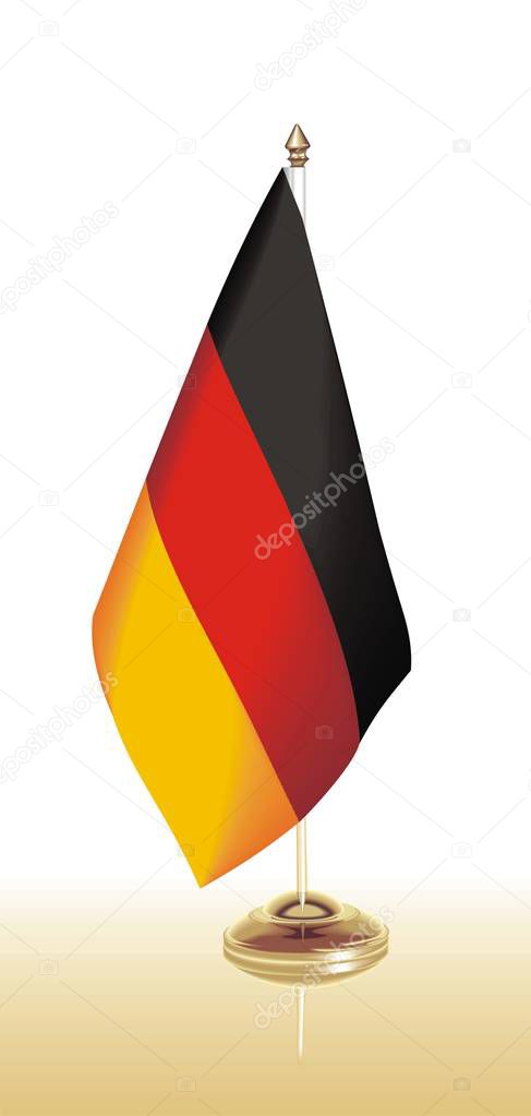 Vector clip art flag germany
