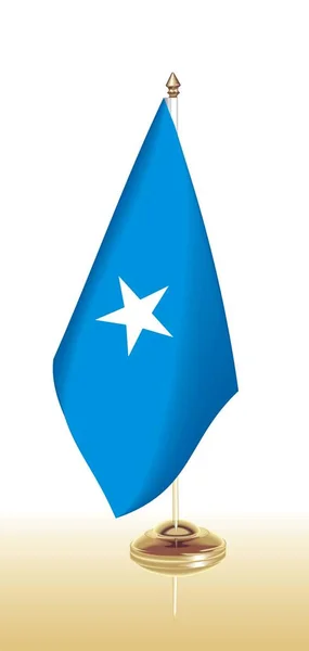 Vektor clip art flagga Somalia — Stock vektor