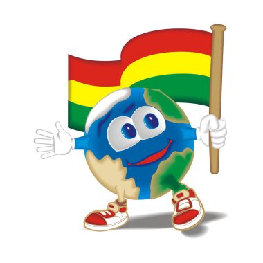 Bayrak Bolivya gezegenle