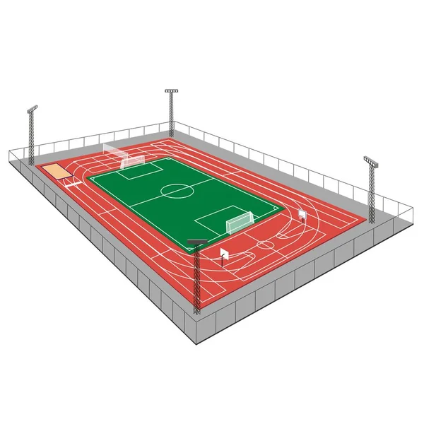 Spor karmaşık vektör çizim