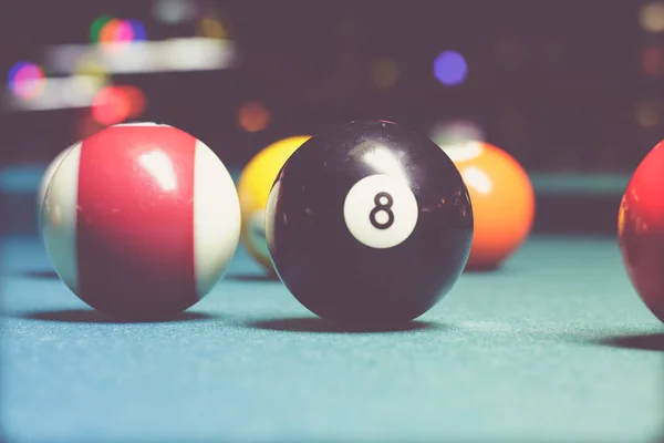 Billiards plastic balls — Stock Photo, Image