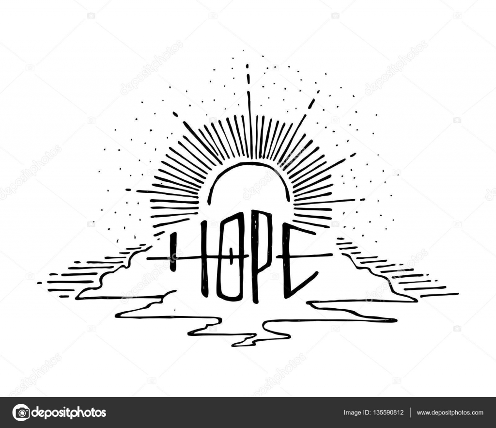 Hope Symbol Illustration Stock Vector Image By C Bernardojbp 135590812