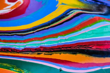 Renkli boya soyut desen
