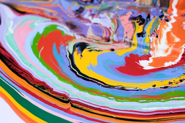 Färgglada måla abstrakt mönster — Stockfoto