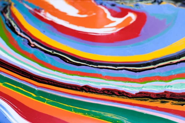 Peinture colorée motif abstrait — Photo