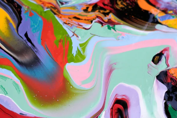 Renkli boya soyut desen