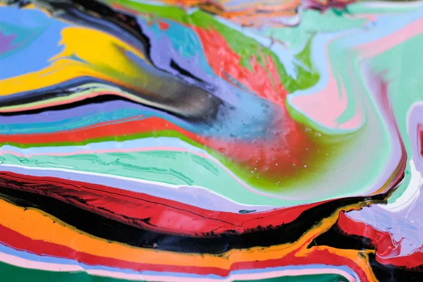 Kleurrijke verf abstracte patroon — Stockfoto