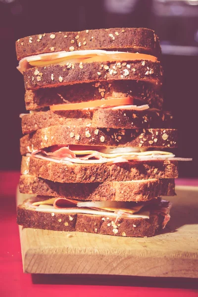 Sandwich fotografia cibo — Foto Stock