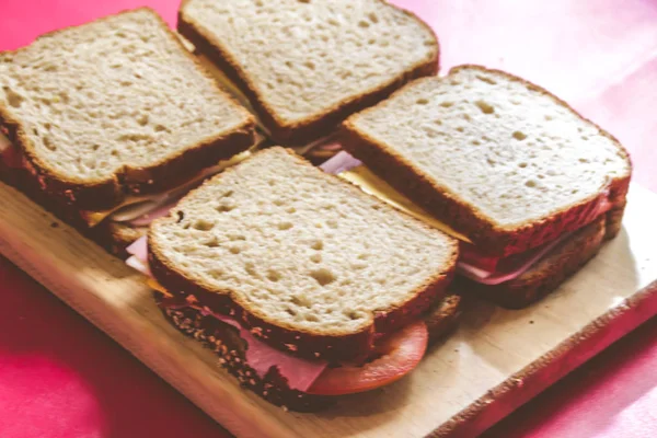 Sandwich fotografia cibo — Foto Stock