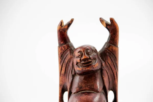 Estatua de madera Buddha — Foto de Stock