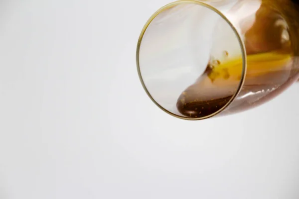 Copa de cristal con miel —  Fotos de Stock