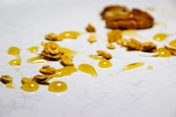 Granola honing en moer dessert — Stockfoto