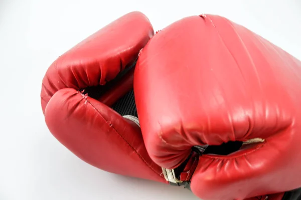 Guantes de boxeo rojos — Foto de Stock