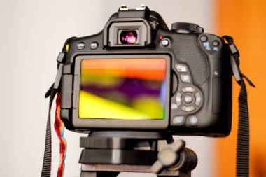 Digital reflex camera clipart