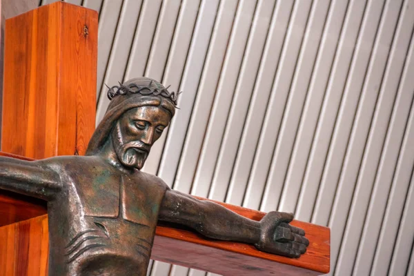 Jesus Christ in the interior of Basilica de Guadalupe — Stock Photo, Image