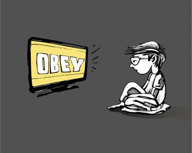 TV izlerken alt