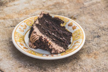 Çikolatalı pasta dilimi